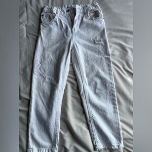 Zara White Straight Leg Jeans